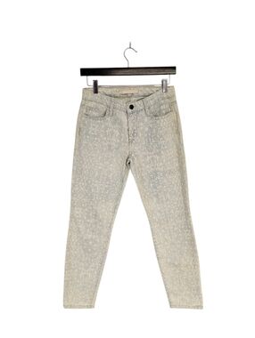Joe's‎ Jeans The High Water Ankle Mid Rise Blue White Jeans 25W NWT